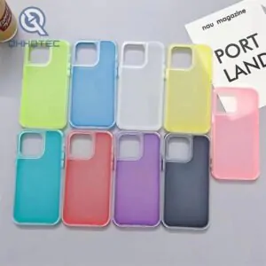 2 in 1 matte case for iphone 15 pro max