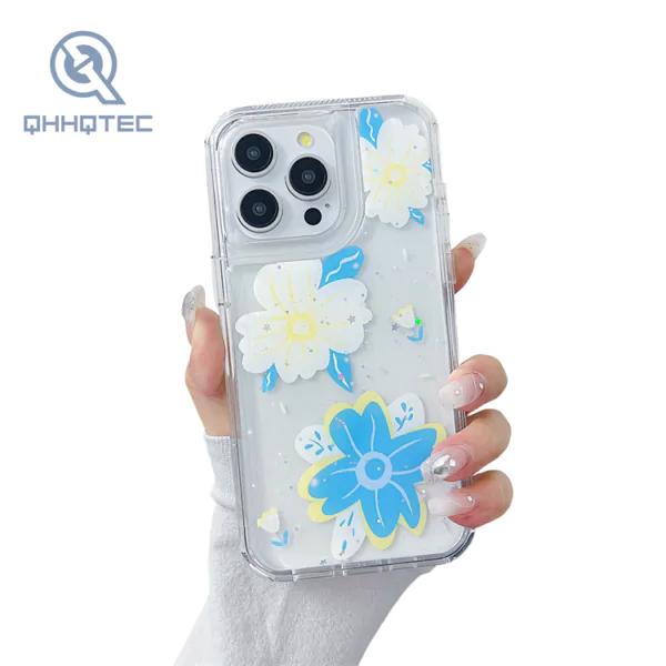 2 in 1 color printing phone cases for iphone 14 pro max