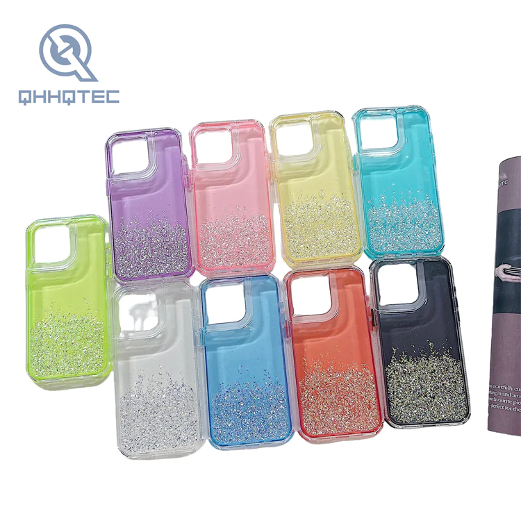 simple and durable transparent dropper phone case for iphone 14