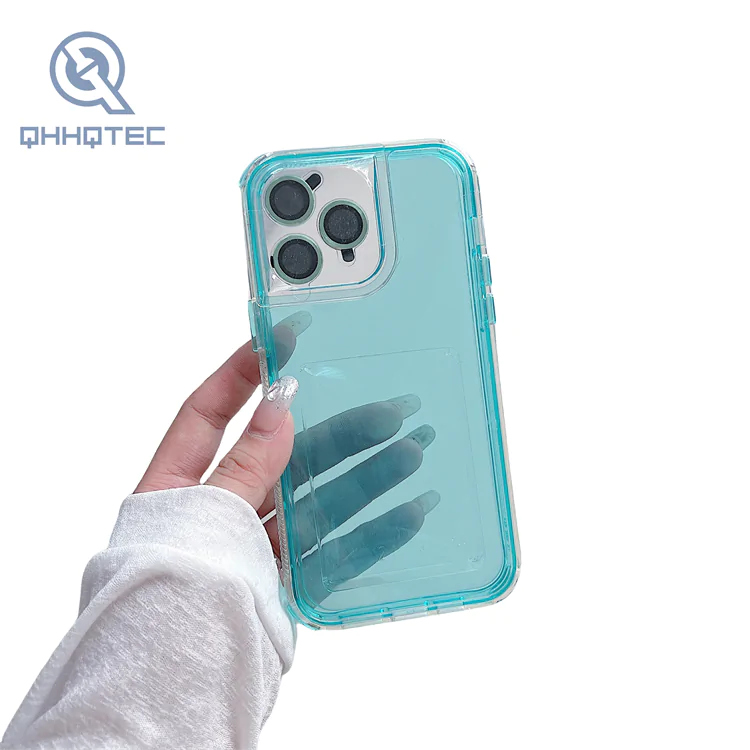 2 in 1 color transparent magnetic strap lens film phone case for iphone 14 pro