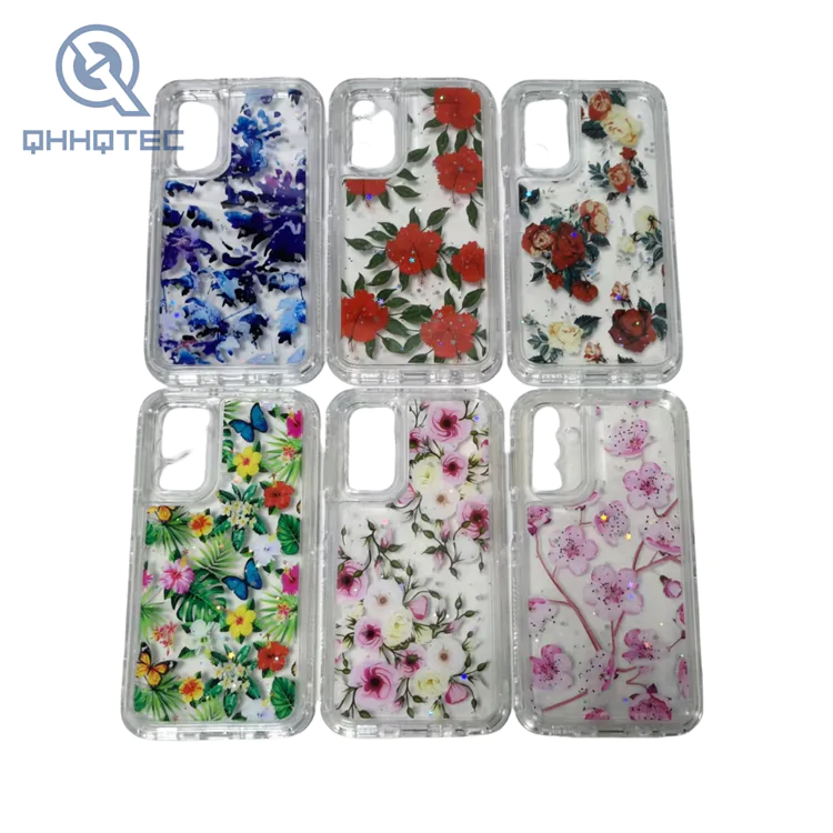 glitter color printing phone cases for iphone