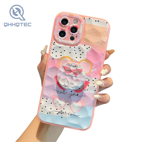 camera lens protection glitter phone cases for iphone
