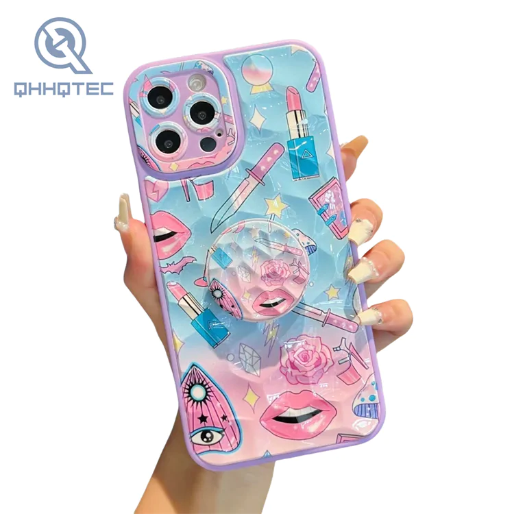 camera lens protection glitter phone cases for iphone