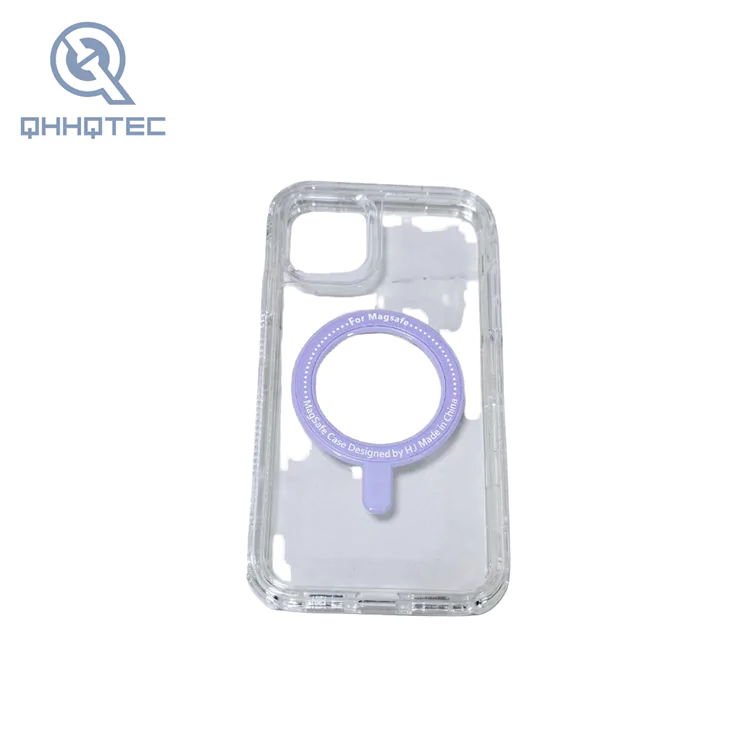 magnetic transparent 3 in 1 phone cases for iphone