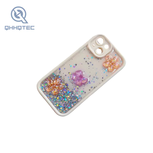 shining glitter decoration phone cases for iphone 13