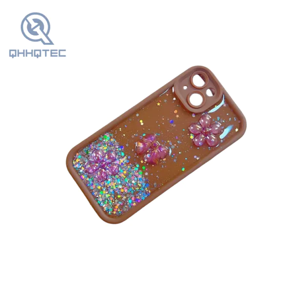 shining glitter decoration phone cases for iphone 13