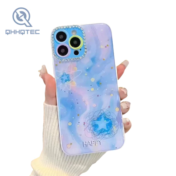 glitter diamond decoration phone cases for iphone 14 pro max