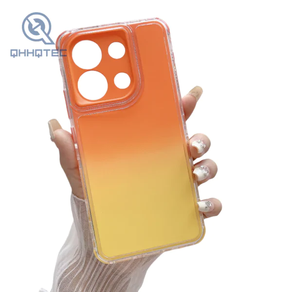 gradient color 2024 new screen protection 3 in 1 detachable phone cases for iphone 14 customizable logo cases