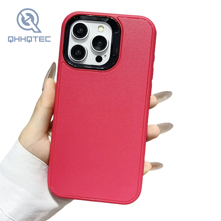 3 in 1 solid color phone cases for iphone 14 pro max