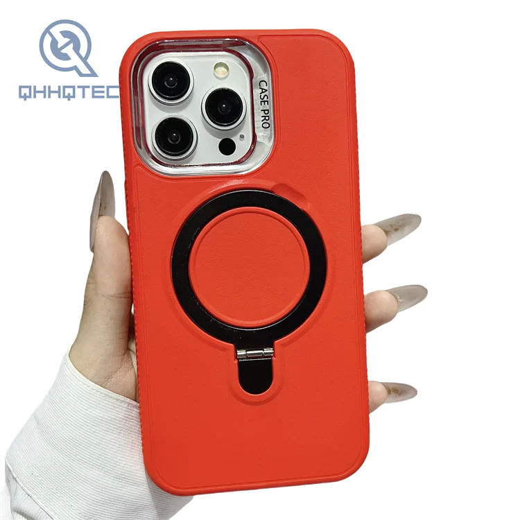 3 in 1 solid color with magsafe phone cases for iphone 14 pro