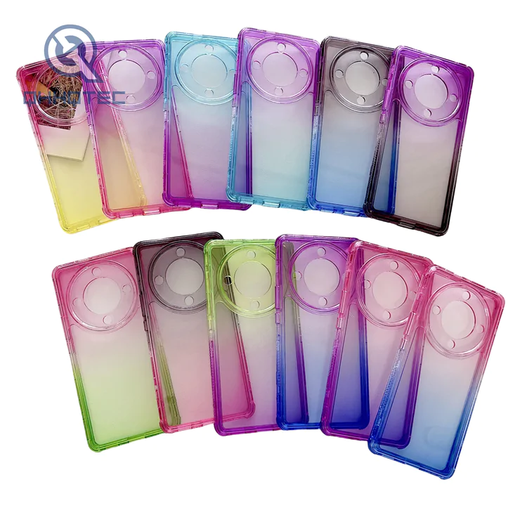 three in one gradient color trend phone case for iphone 14