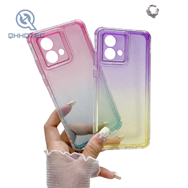 advanced style gradient color with good touch phone case for iphone 14 pro max