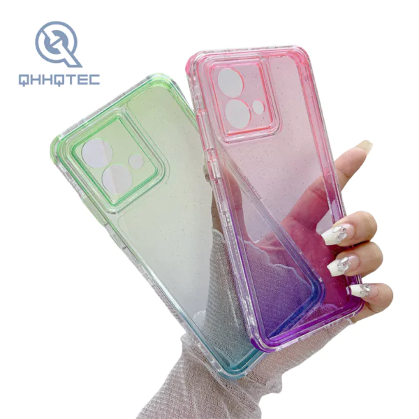 advanced style gradient color with good touch phone case for iphone 14 pro max
