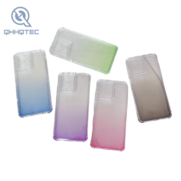 2024 new screen protection gradient colors 3 in 1 detachable phone cases for motorola customizable logo cases (复制)