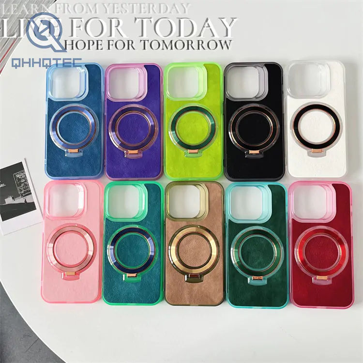 cd patterned magnetic phone case for iphone 12