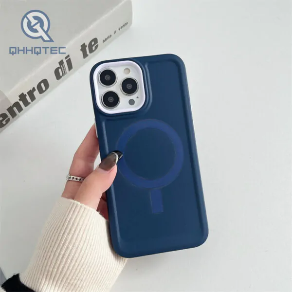 2 in 1 magnetic phone case for iphone 15