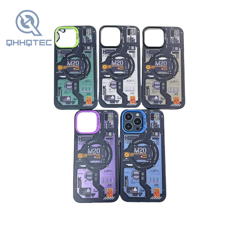 all black design phone case for iphone 15 pro