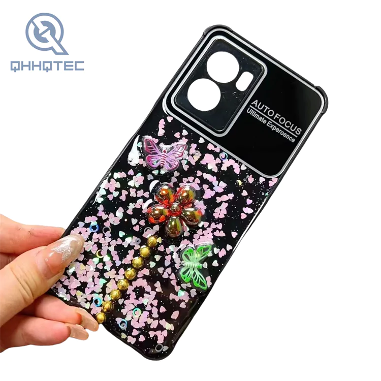 butterfly flower glitter phone cases for samsung galaxy s9