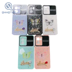 butterfly diamond glitter love phone cases for samsung