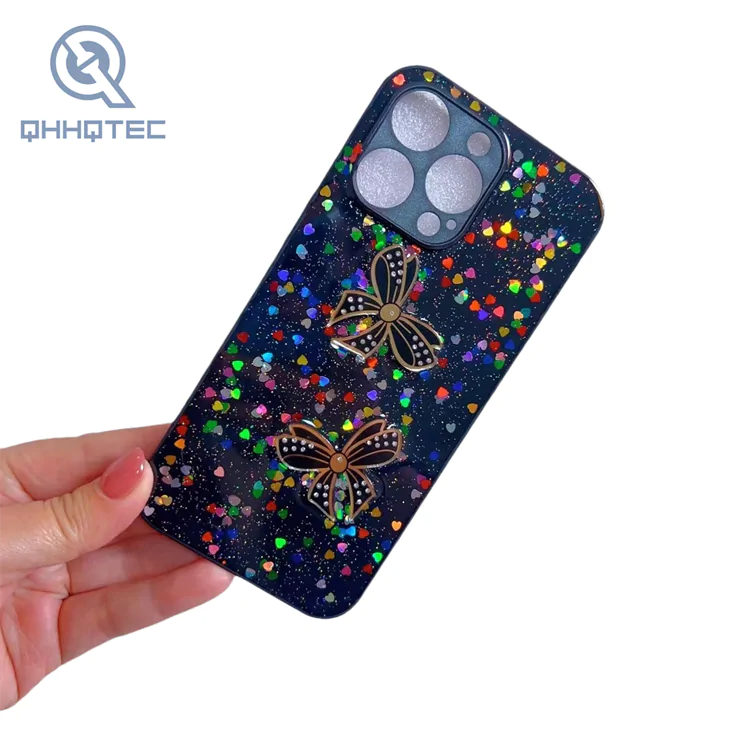 two butterfly knot coloful fragment phone cases for samsung
