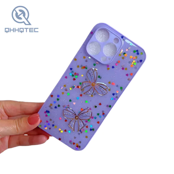 two butterfly knot coloful fragment phone cases for samsung