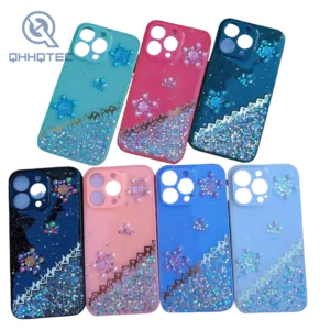 diamond pearl decoration dripping cases for iphone series