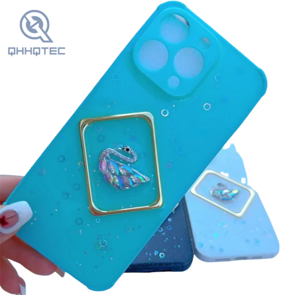 diamond pearl decoration dripping cases for iphone series (复制)