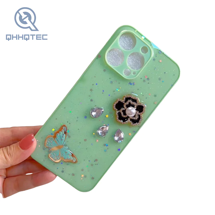 diamond pearl decoration dripping cases for iphone series (复制)