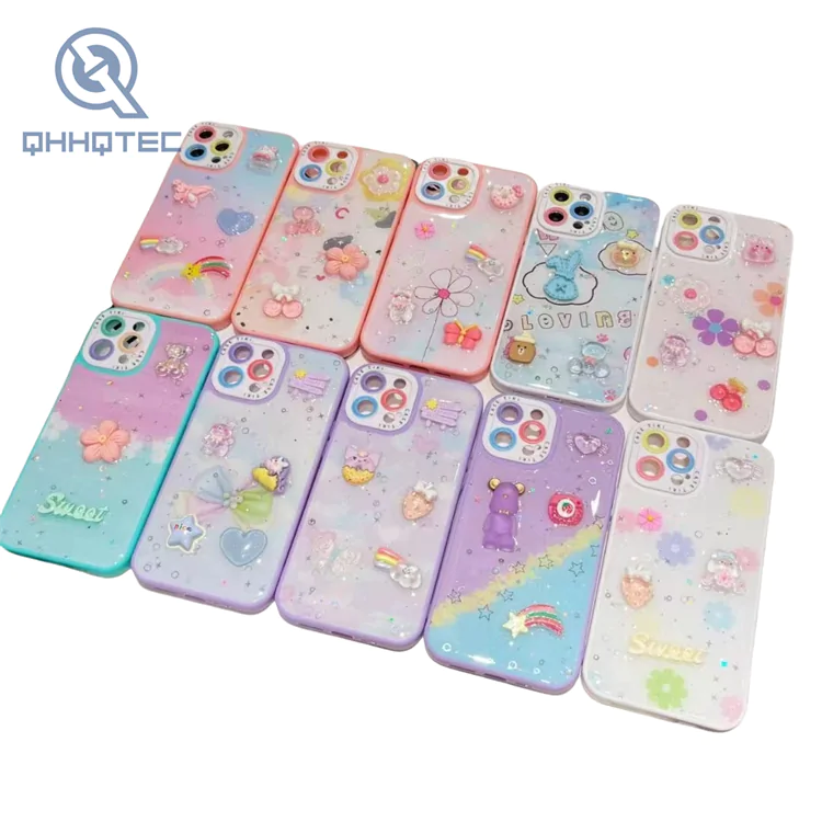 cute animal pattern phone case for iphone 14