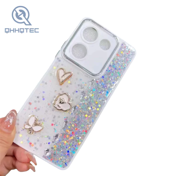 hot selling love small pattern phone cases for iphone 15 pro