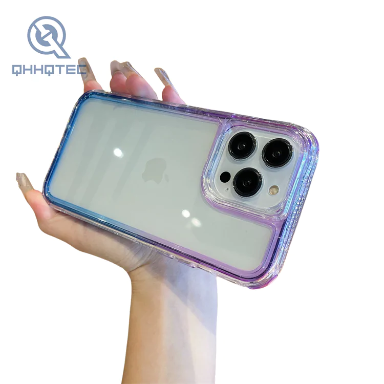 transparent magnetic phone case for iphone15