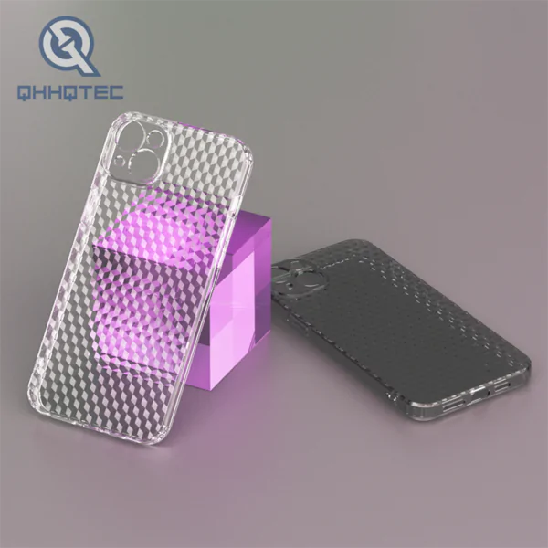 ice cold crystal clear transparent phone case
