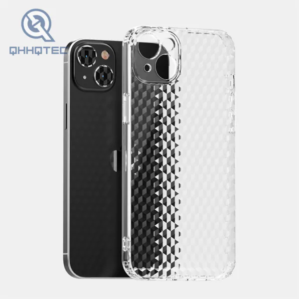 ice cold crystal clear transparent phone case