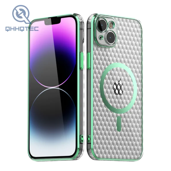 ice diamond electroplated phone case for iphone12