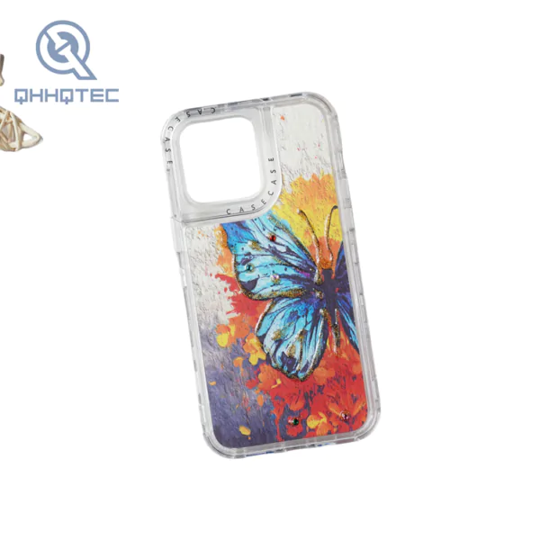 golden butterfly theme girl phone cases