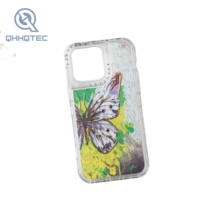 golden butterfly theme girl phone cases