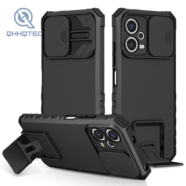 hybrid 2 in 1 armor bracket phone cases for redmi