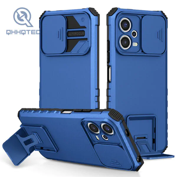 hybrid 2 in 1 armor bracket phone cases for redmi