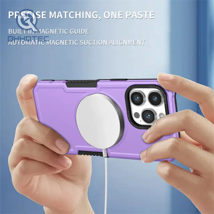 four corner protection magsafe phone case for iphone