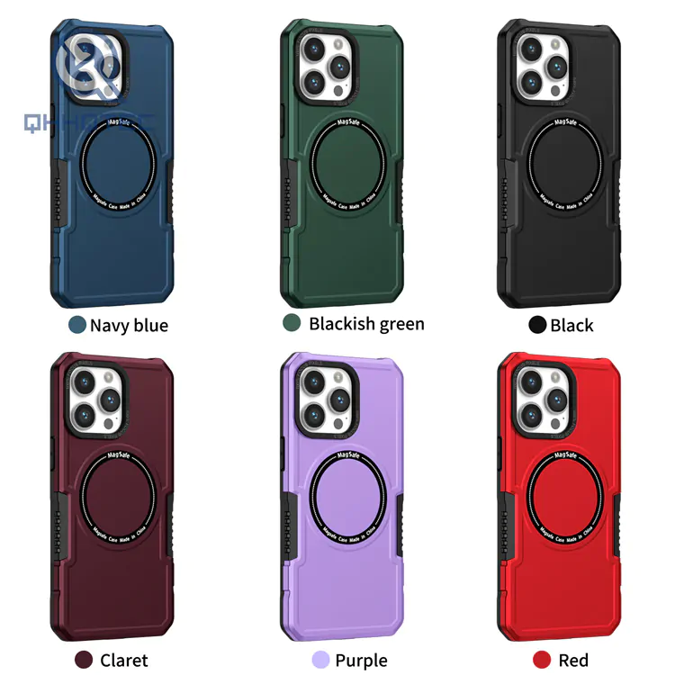 four corner protection magsafe phone case for iphone
