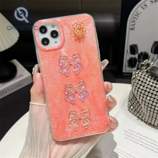 popular bow element phone case for iphone 14 pro