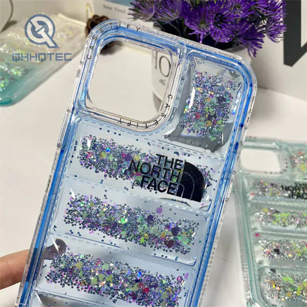 3 in 1 jacket glitter iphone 14 pro max phone cases