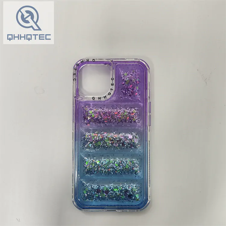 gradient blue purple phone case for iphone 14 pro