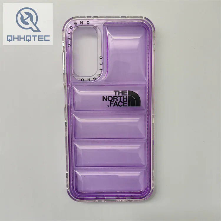 monochrome transparent border phone case for iphone 13