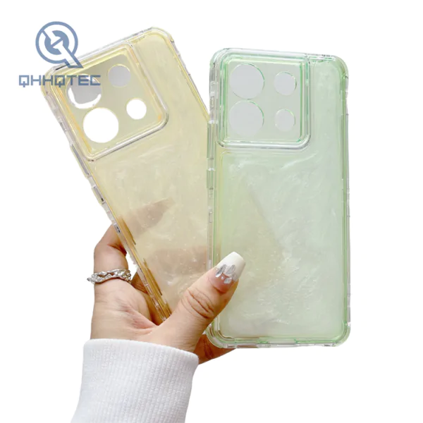 dyed glue transparen protection cover for xiaomi