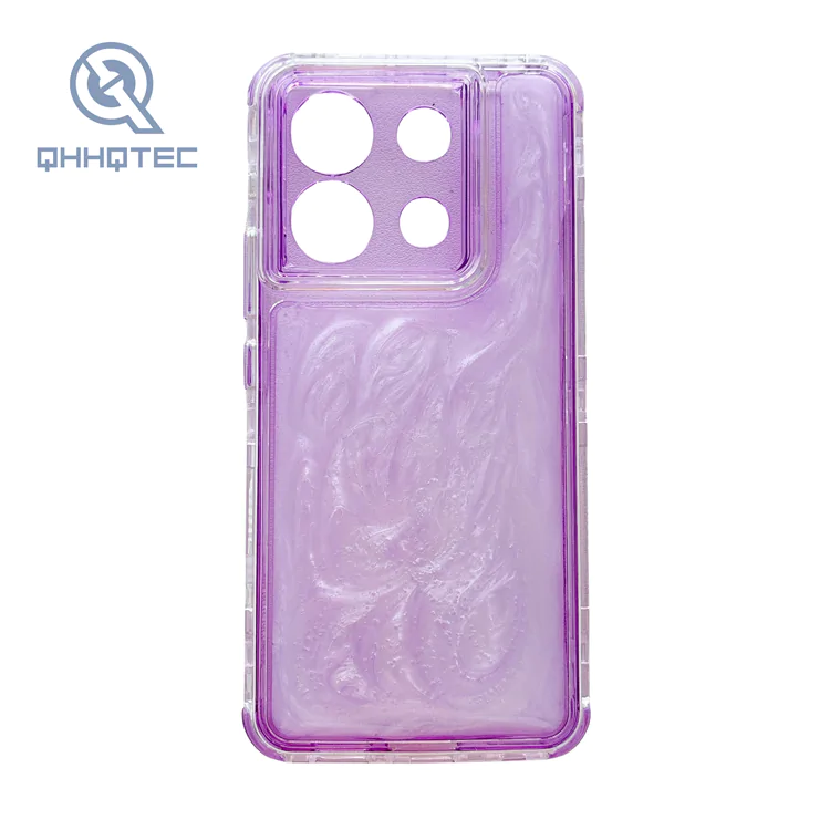 dyed glue transparen protection cover for xiaomi