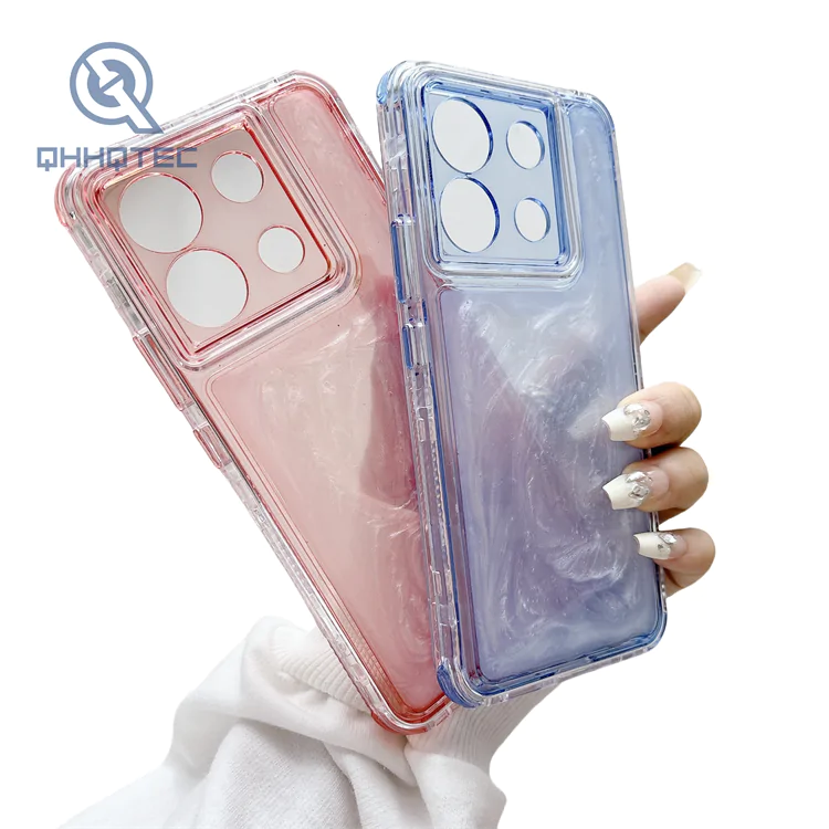 dyed glue transparen protection cover for xiaomi