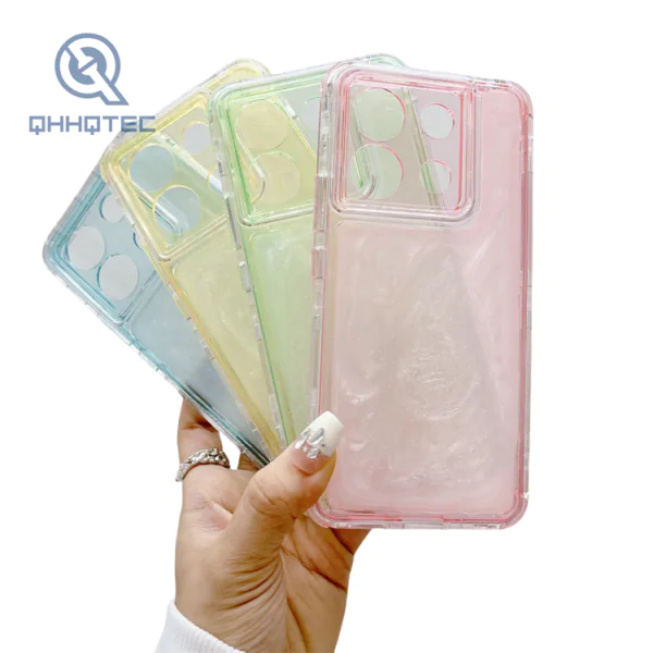 dyed glue transparen protection cover for xiaomi