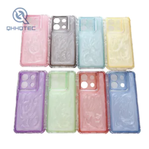dyed glue transparen protection cover for xiaomi