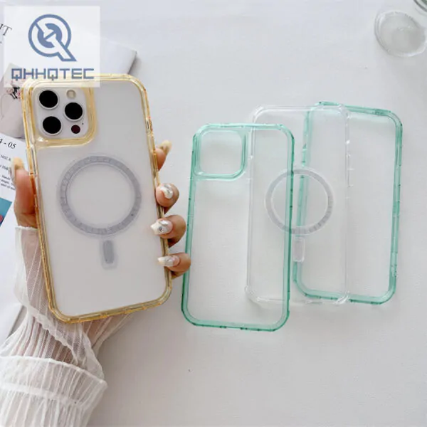 three in one color border phone case